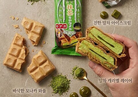 요즘 유행하는 모리나가 말차 모나카-[5월21일/목요일수령]